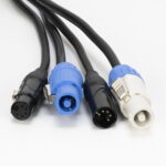 American DJ 5-Pin XLR DMX Locking Power Link Combo Cable (6') - Imagen 2