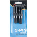 American DJ 3-Pin XLR Male and 3-Pin XLR Female Connectors Set