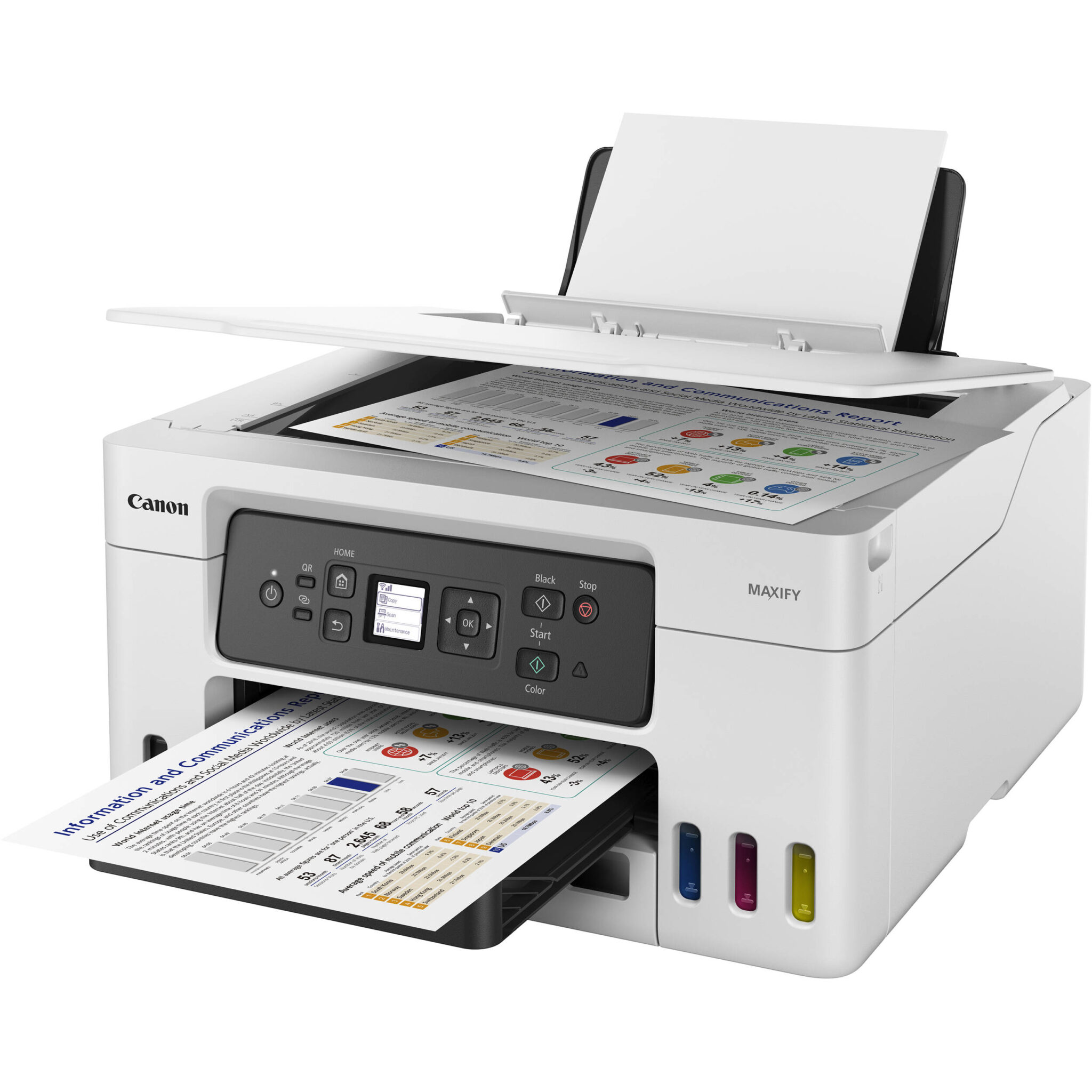 393b71d4ce46f097c792c67b9c3985a8.jpg Canon MAXIFY GX3020 Wireless MegaTank Multifunction Color Printer - Imagen 1