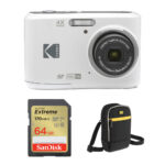 Cámara digital Kodak PIXPRO FZ45 con kit de accesorios (blanco) - Imagen 2