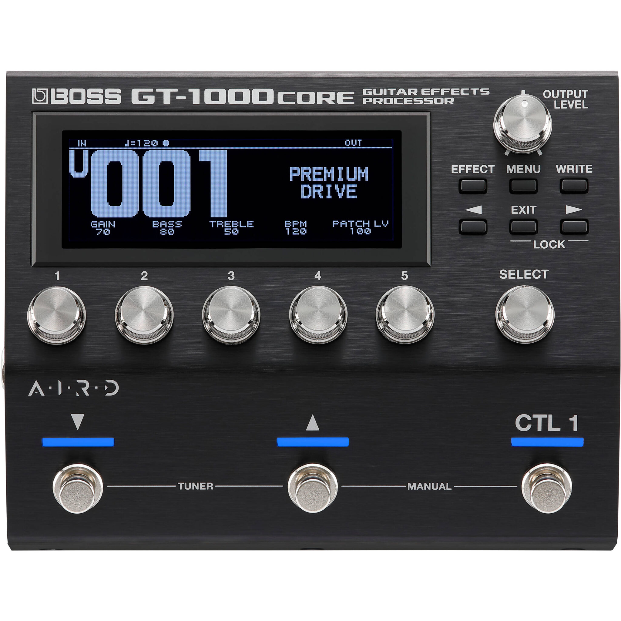 3a1722f15bdb51ecfec930ac0a529096.jpg Procesador de efectos para guitarra y bajo BOSS GT-1000CORE - Imagen 1