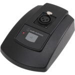 Audio-Technica AT8699R Soporte de escritorio para micrófono con interruptor para micrófonos de cuello de cisne
