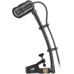 Audio-Technica ATM350U Micrófono de condensador cardioide para instrumentos con sistema de montaje universal con clip (cuello de cisne de 5")