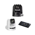 Kit de 3 cámaras Canon CR-N300 4K PTZ con controlador RC-IP100 (negro/blanco) - Imagen 3
