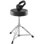 Paquete Alesis Drum Essentials con trono de batería y auriculares