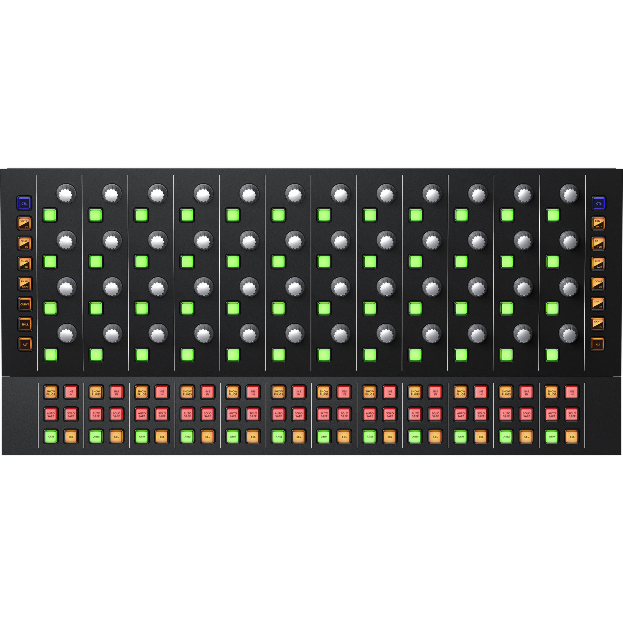 3d7918f1c722031f9a09f180cfc05775.jpg Consola Blackmagic Design Fairlight Control de canales Superficie de control modular - Imagen 1