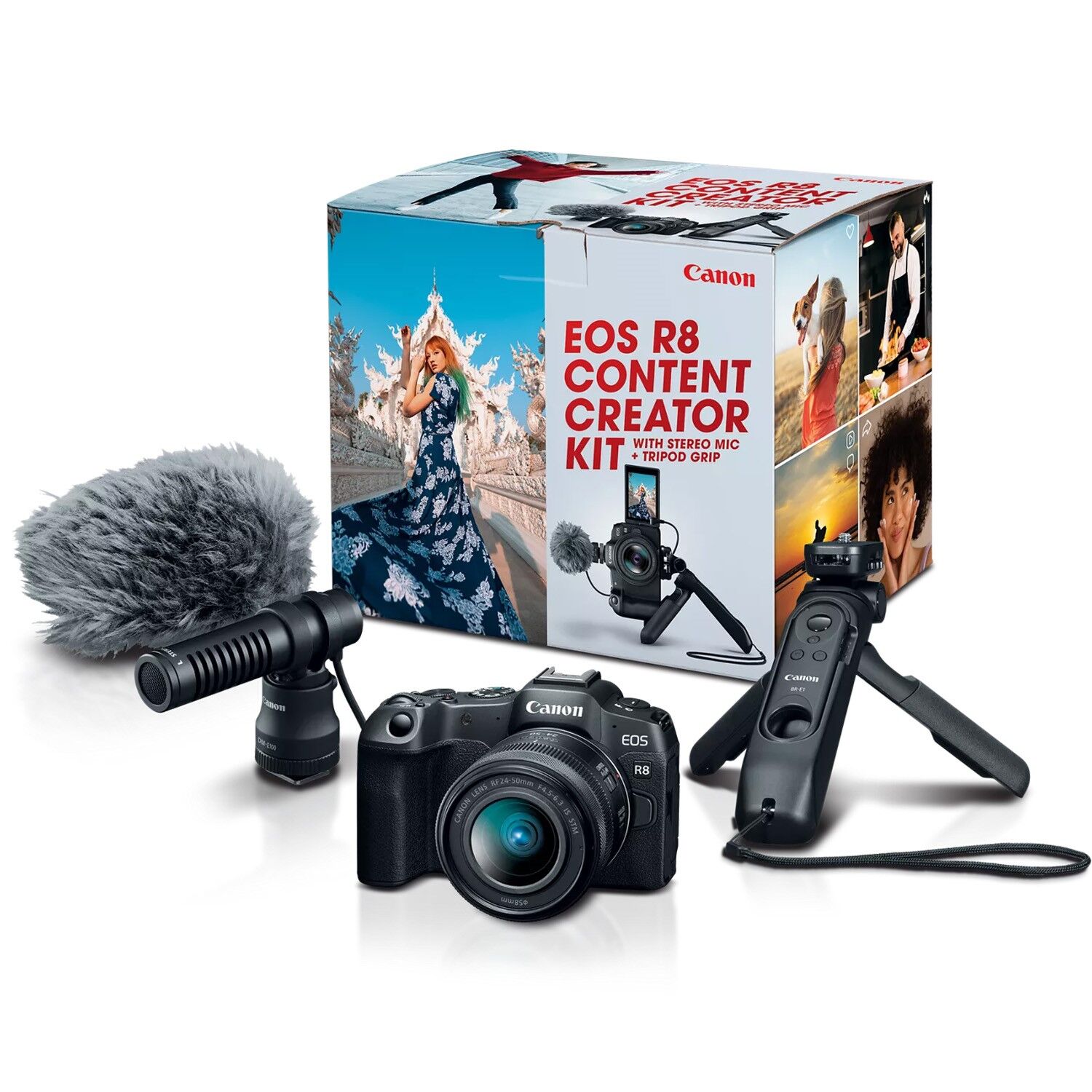 3d811a82b3f291bb721e7249af4944c8.jpg Canon EOS R8 Mirrorless Camera Content Creator Kit - Imagen 1