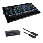 Mezclador digital Allen & Heath Qu-32C con kit de bastidor de escenario