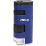 Microscopio de bolsillo Carson MM-450 PocketMicro 20x-60x (azul)