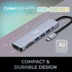 Ahora CyberHub 4025 Concentrador multipuerto USB-C 7 en 1 - Imagen 10
