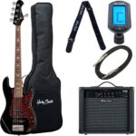Harley Benton MV-5PJ Black Set