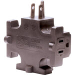 American DJ EC-3FER Edison Tri-Tap Power Adapter (Black) - Imagen 5