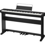 Casio CDP-S160 Kit de piano digital portátil de cuerpo delgado de 88 teclas con soporte, banco y pedal (negro) - Imagen 8