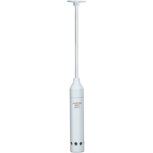 4202c28662de48dbfc5fa5b9e6dbfc46.jpg Micrófono de techo colgante omnidireccional Audix M55WO con ajuste de altura - Imagen 1