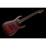 Harley Benton Amarok-6 BKRD Quilted B Bundle - Imagen 5