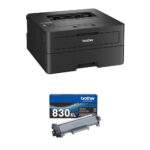 Impresora láser monocromática compacta Brother HL-L2460DW con kit de tóner (reacondicionada por el fabricante) - Imagen 3