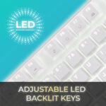 Teclado mecánico retroiluminado Adesso EasyTouch 680 con tecla de acceso directo CoPilot AI - Imagen 9