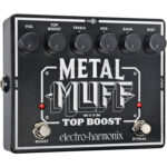Pedal de distorsión Electro-Harmonix Metal Muff con Top Boost