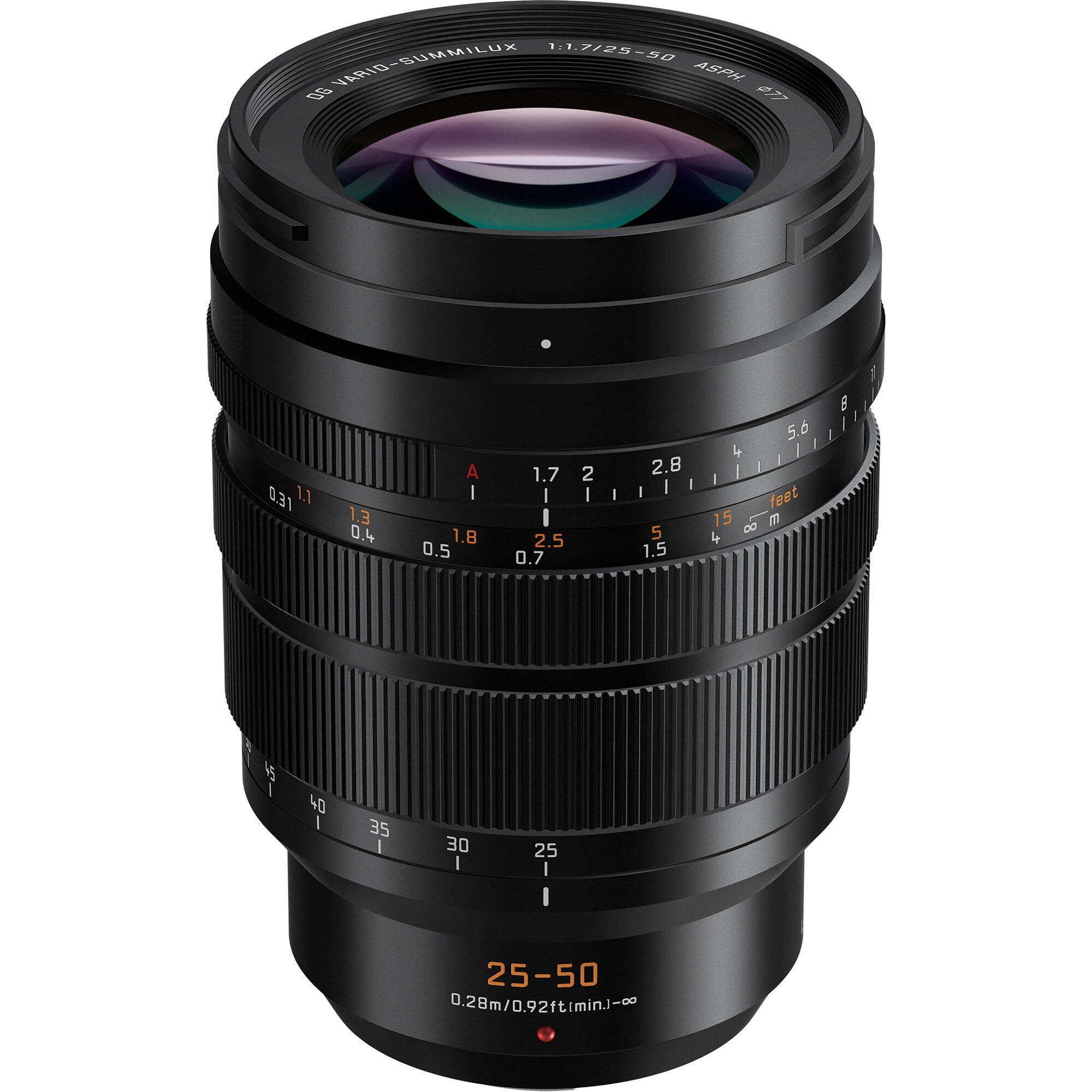 439c31a3c18293590936b5fffa856ef2.jpg Panasonic Leica DG Vario-Summilux 25-50mm f/1.7 ASPH. Lente - Imagen 1