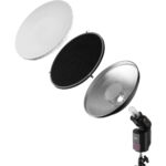 Kit de rejilla y plato de belleza Bolt para flashes de bombilla desnuda serie VB - Imagen 2