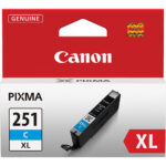 Tanque de tinta cian de alta capacidad Canon CLI-251C XL - Imagen 2