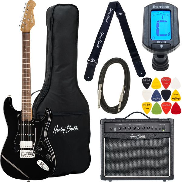 43c7e50d53f1b7ed332aa1dfdeaa41db.jpg Harley Benton ST-Modern Plus HSS BK Set - Imagen 1