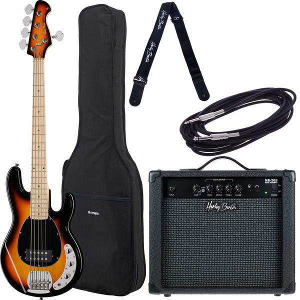4497f3d6f98afee3c22cd960b08d7c97.jpg Harley Benton MB-5 SB Deluxe Series Bundle - Imagen 1