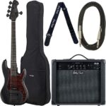 Harley Benton PJ-5 SBK Deluxe Series Bundle