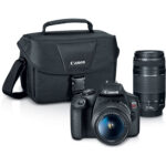 Canon EOS Rebel T7 DSLR Camera with 18-55mm, 75-300mm Lenses & Webcam Starter Kit - Imagen 2