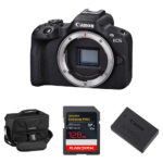 Canon EOS R50 Mirrorless Camera with Essentials+ Kit (Black)