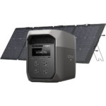 Central eléctrica portátil EcoFlow DELTA 3 Max con kit de panel solar de 220 W