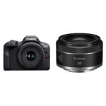 Canon EOS R100 Mirrorless Camera with 18-45mm and 50mm Lenses Kit