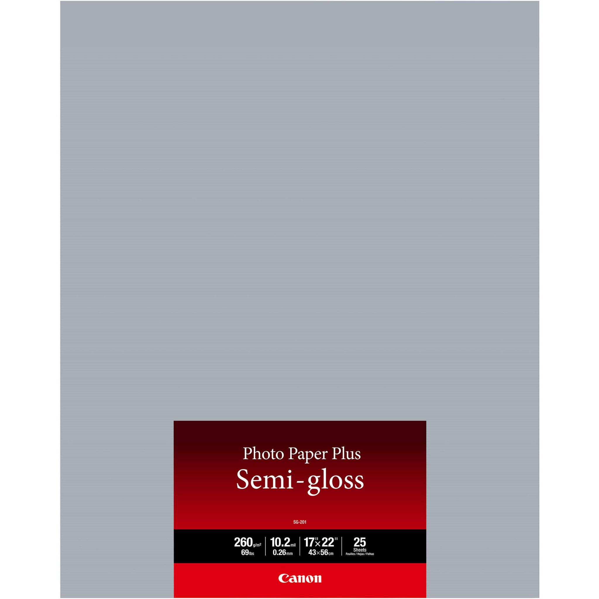 465e809389ee41518d0c1016232887ef-2.jpg Canon SG-201 Photo Paper Plus Semi-Gloss (17 x 22", 25 Sheets) - Imagen 1