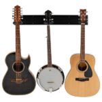 Hercules Stands HCGSP-402SB 3-Guitar Wall Rack - Imagen 4