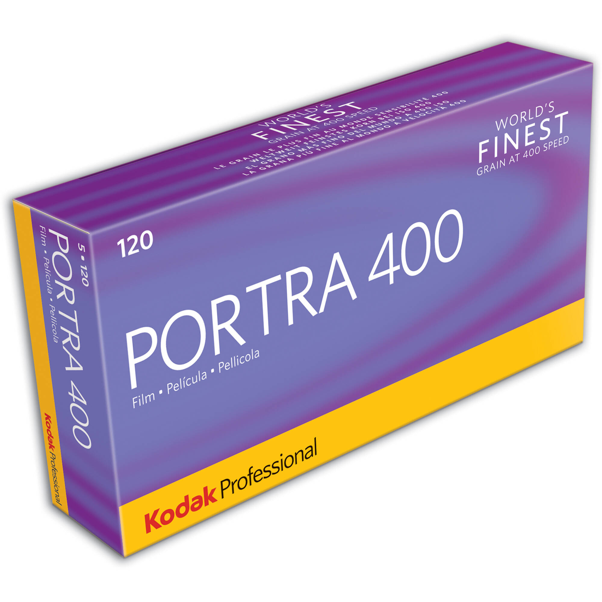 471a691e4cd2406a85964e9b1926be4b.jpg Película negativa de color Kodak Professional Portra 400 (120 rollos de película, paquete de 5) - Imagen 1