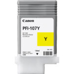 Canon PFI-107Y Yellow Ink Cartridge (130mL)