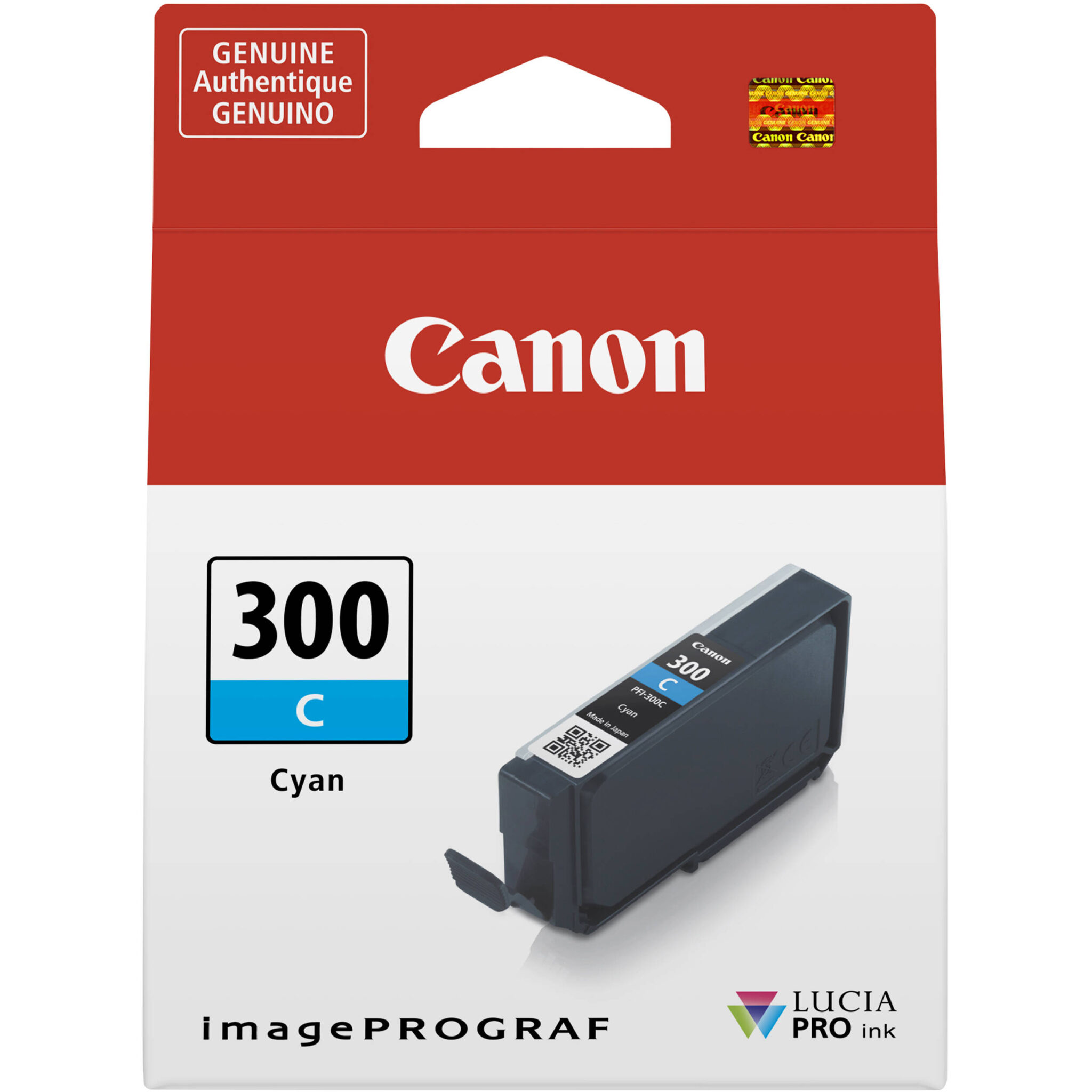 4739d31d3b424cd94267b0bacd0e31d6.jpg Canon PFI-300 Cyan Ink Tank - Imagen 1