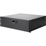 Cajón de rack con cerradura con llave Adam Hall (3 RU, 19")