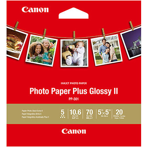 47c9c9422d5ff7b03b4a97eb89fcff17.jpg Papel fotográfico Canon Plus brillante II (5 x 5") - Imagen 1