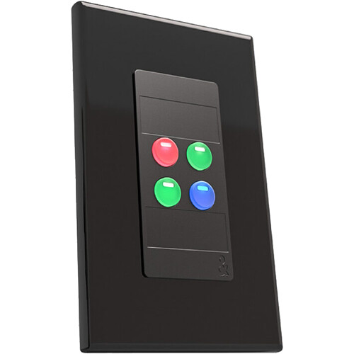 485c00679c9209c1786e584f67803bdf.jpg Allen & Heath IP4 Controlador de placa de pared Decora programable de cuatro botones (negro) - Imagen 1