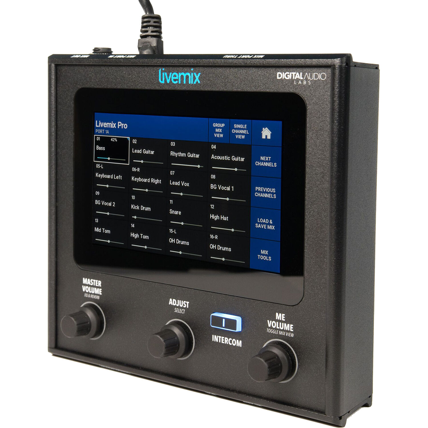 489619d09bc44aee789f76733e59fc6f.jpg Mezclador de monitor personal Livemix Pro Solo de Digital Audio Labs - Imagen 1