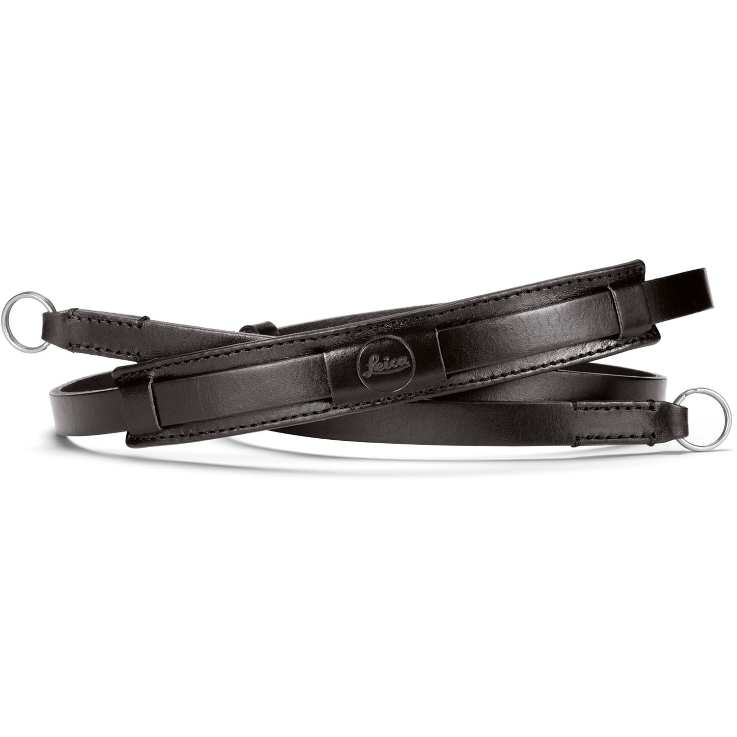48a69ebe15764d88426c43a79189c58b.jpg Correa para el cuello de cuero vintage Leica (negro) - Imagen 1