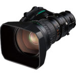 Cámara Blackmagic Design URSA Broadcast G2 con lente Fujinon de 8,5-170 mm y control de zoom/enfoque