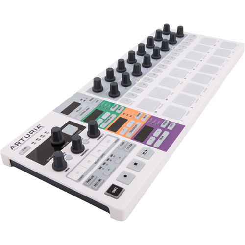 48fce0c4d1c3d1385bf63623b6396bf1.jpg Arturia BeatStep Pro MIDI/Controlador analógico y secuenciador (blanco) - Imagen 1