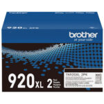 Impresora láser monocromática empresarial Brother HL-L6210DW con dos cartuchos de tóner negro TN920XL de alto rendimiento - Imagen 9