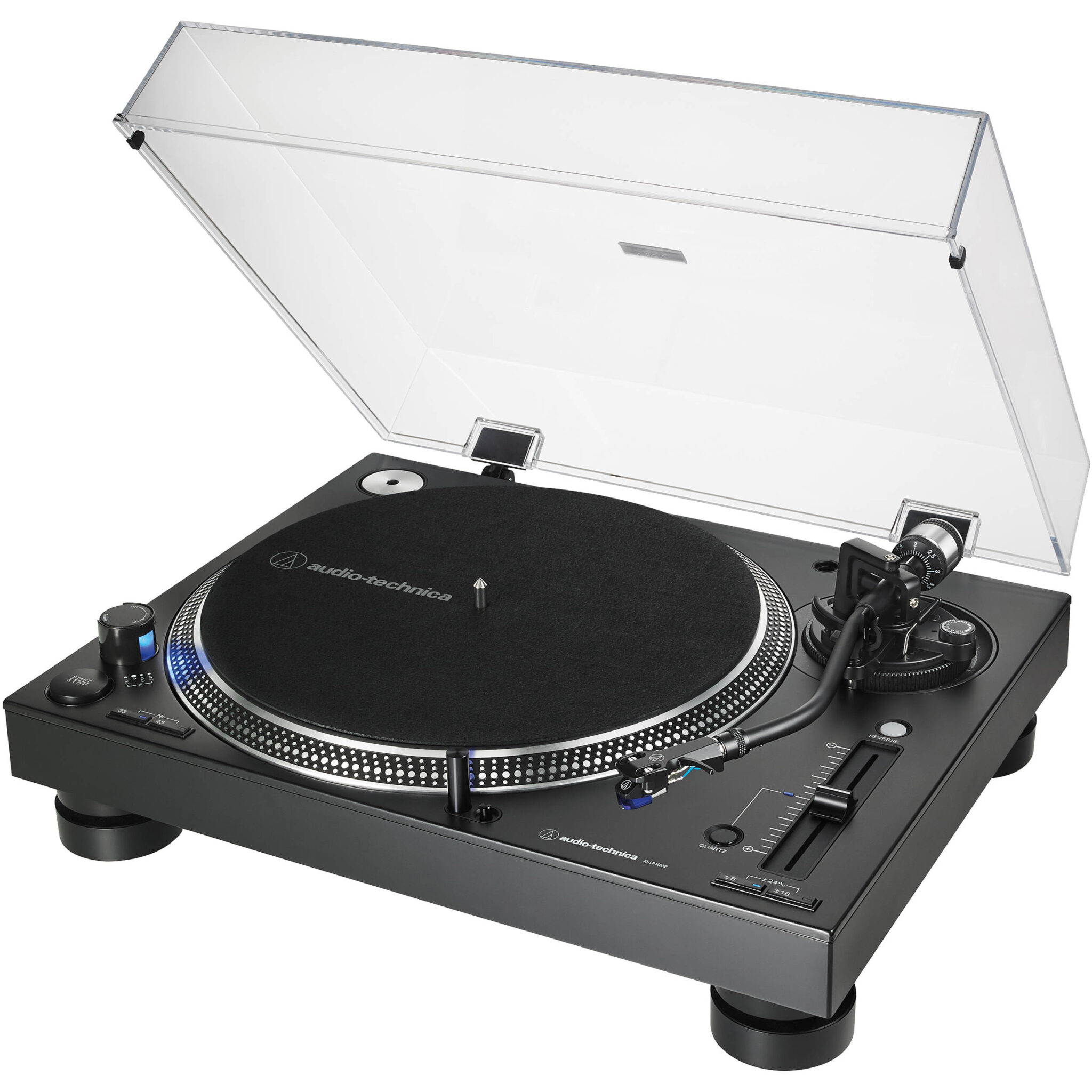 4aad50dd53ab5a1ebf7d415454aed2f6-3.jpg Audio-Technica AT-LP140XP Direct Drive Professional DJ Turntable Kit (Black, Pair) - Imagen 1