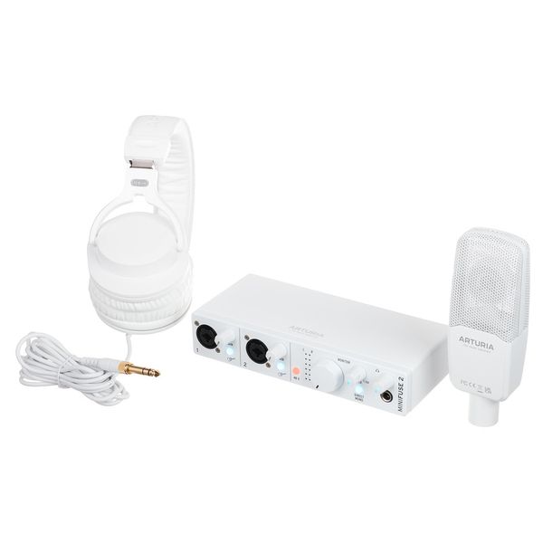 4add233ebfae3e9e362b48306ecf3ba5.jpg Arturia MiniFuse Recording Pack White - Imagen 1