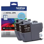 Brother MFC-J1010DW Wireless Inkjet All-in-One Color Printer with LC401 High-Yield Black Ink Cartridges Kit (Manufacturer Refurbished) - Imagen 3