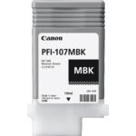 Canon PFI-107MBK Matte Black Ink Cartridge (130mL)