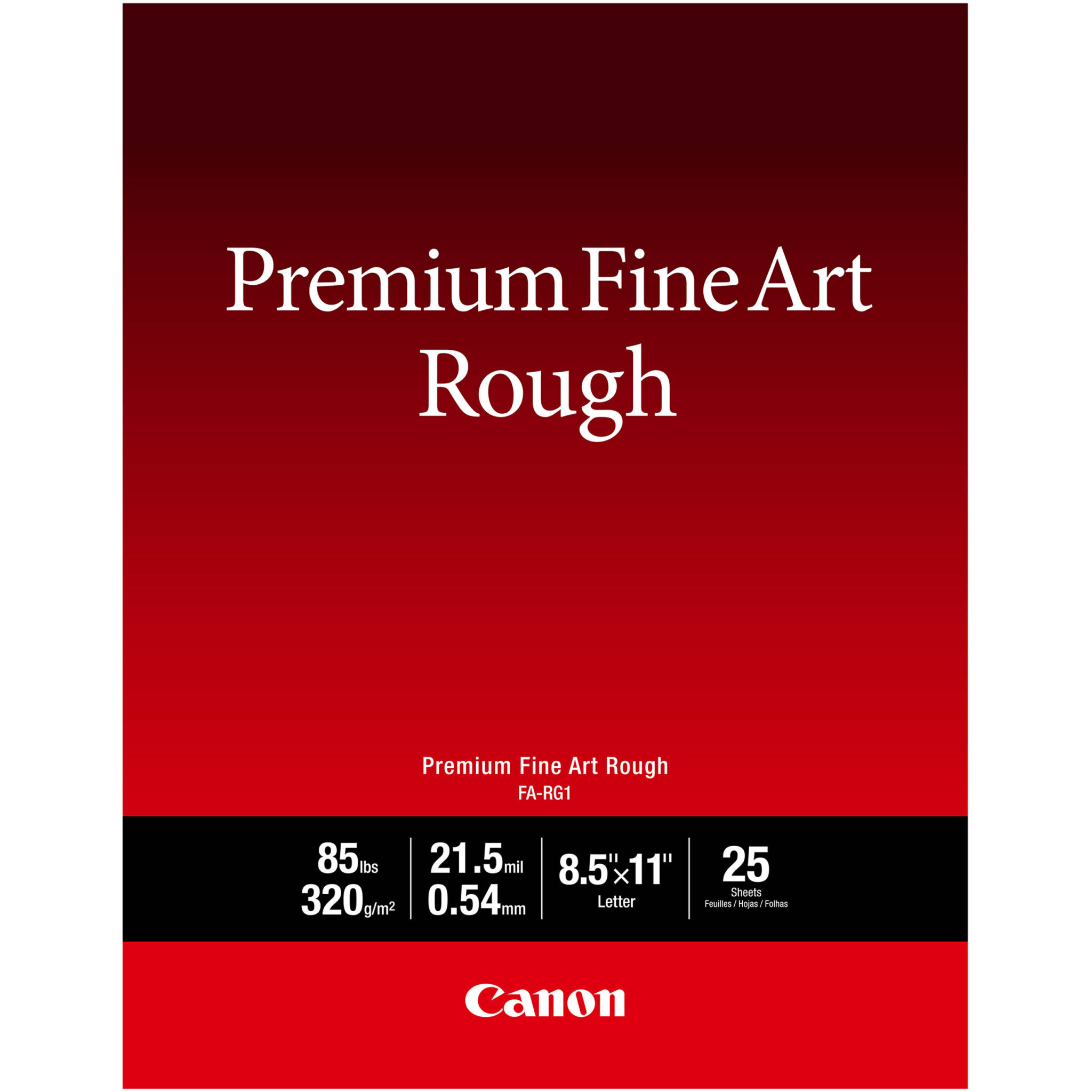4bc08ea931bfc2867151426ae9d74355.jpg Canon Premium Fine Art Rough Photo Paper (8.5 x 11", 25 Sheets) - Imagen 1